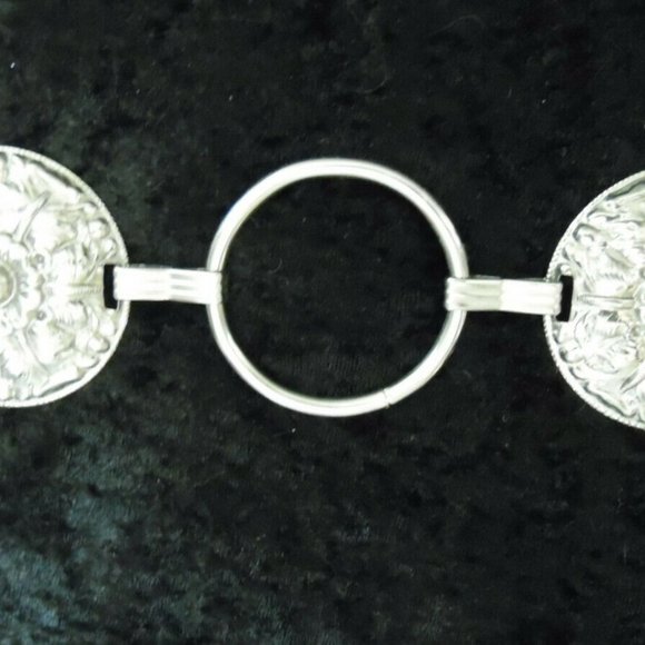 Lot of 2 Vintage Silvertone  & Brass Belt with  Ha - Picture 10 of 10